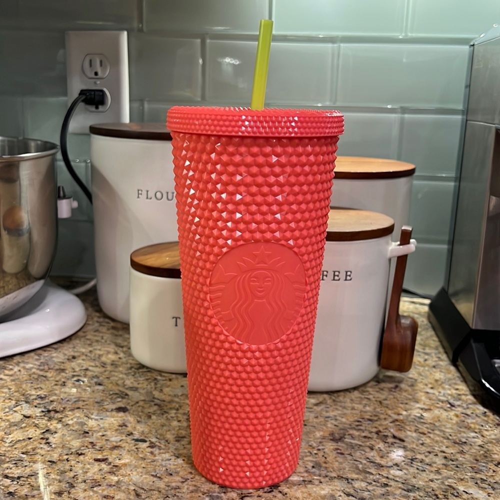 Starbucks Siren cup with straw. New